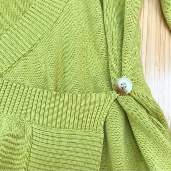 Anthropologie MOTH yellow green sweater, S/XS. - Picture 2 of 6